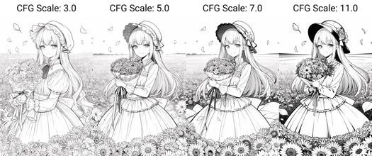 Anime Lineart / Manga-like (线稿/線画/マンガ風/漫画风) Style v3插图