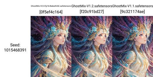 GhostMix V2.0 华丽炫彩动漫CG风格Checkpoint模型下载插图
